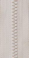 Молния тракторная тип 5 18 см н/р с усил. звеном, бегунок LOGO цвет бежевый светлый № 307